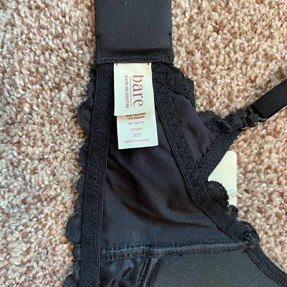 Bare Necessities Black Lace Bra - Picture 10 of 13